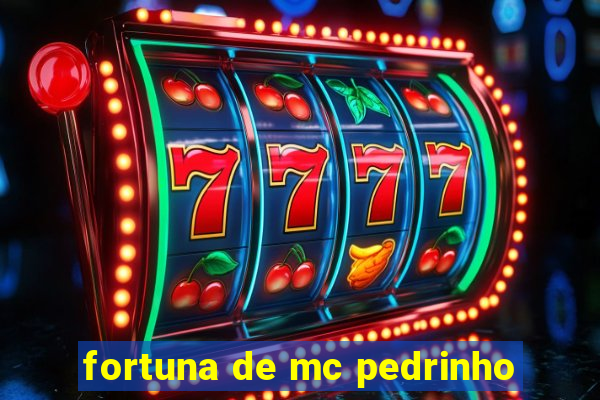 fortuna de mc pedrinho